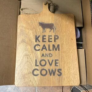 Keep calm and love cows decor